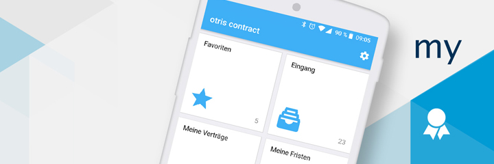 Schnell, unkompliziert, angepasst: mobiles Vertragsmanagement mit der myContract App