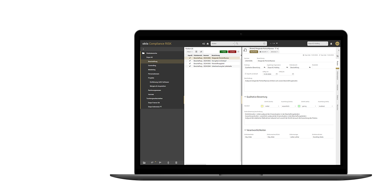 otris software - Risikoanalyse: Auf das Wesentliche konzentriert