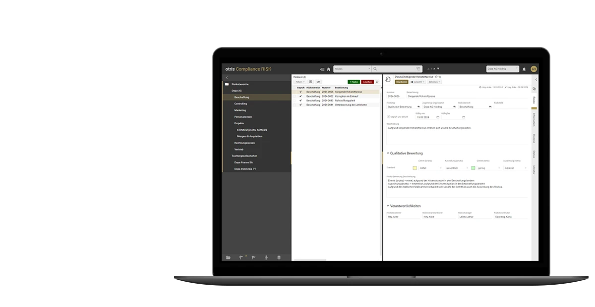 otris software - Risikoanalyse: Auf das Wesentliche konzentriert