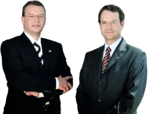 Bild Vorstand der otris software AG - Dr. Frank Hofmann und Dr. Christoph Niemann
