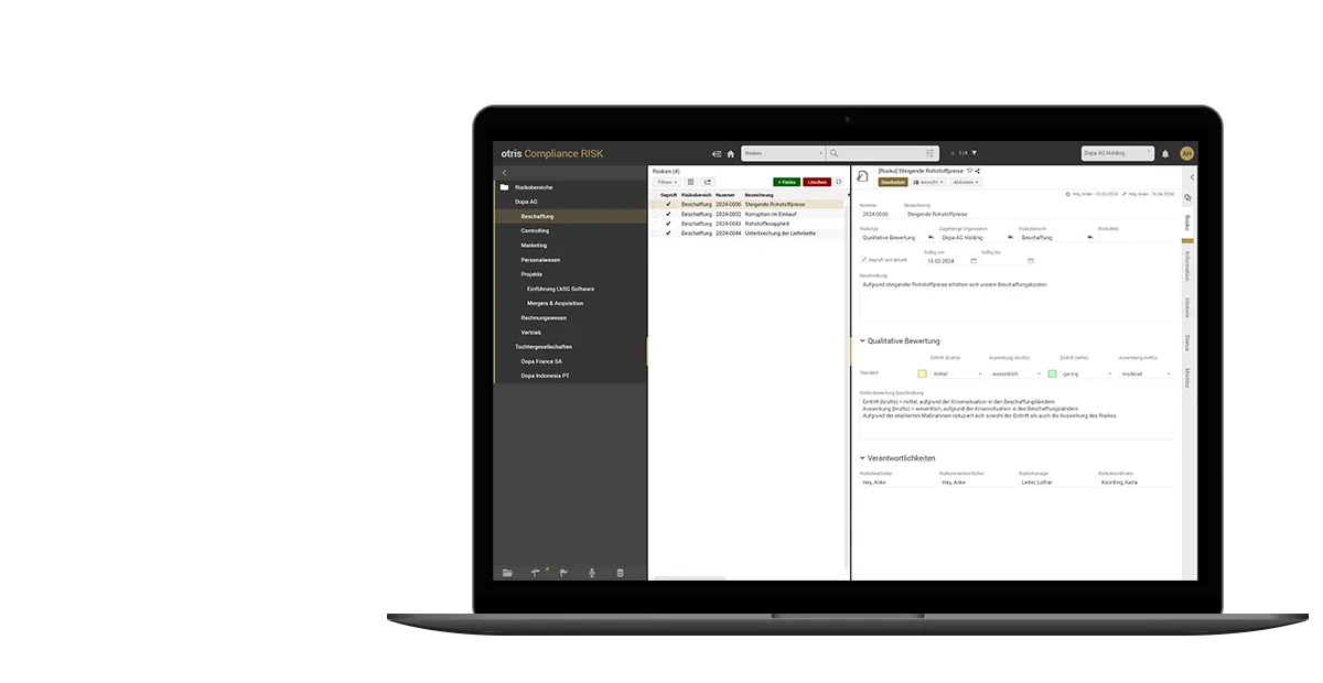 otris software - Risikoanalyse: Auf das Wesentliche konzentriert
